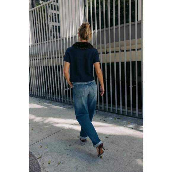 ZARA ANIMAL PRINT COLLAR CARDIGAN - Picture 3 of 9